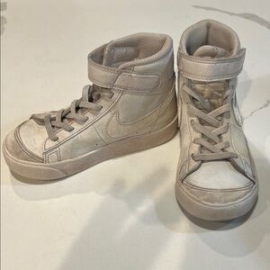 Toddler Nike Cream High-Top Sneakers